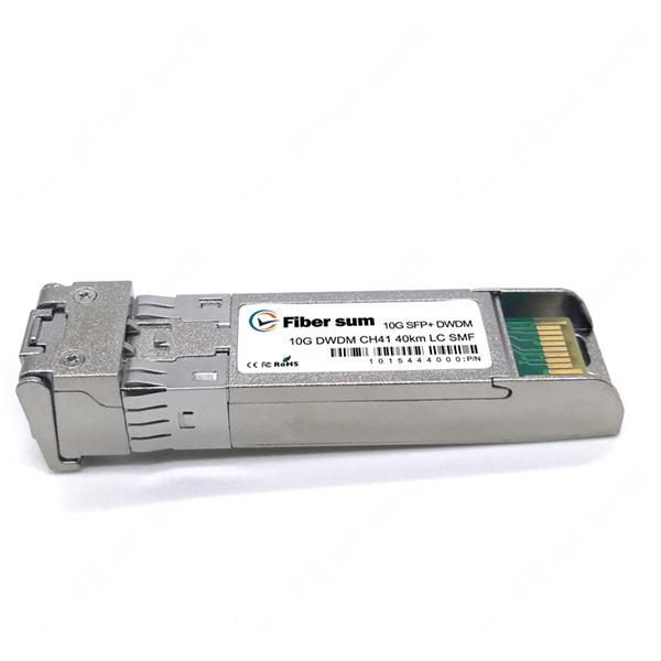 Cisco DWDM-SFP10G-44.53 Compatible 10G DWDM SFP+ 40km (24.8 mi) 1544.53nm CH41 LC SMF DOM Optical Module